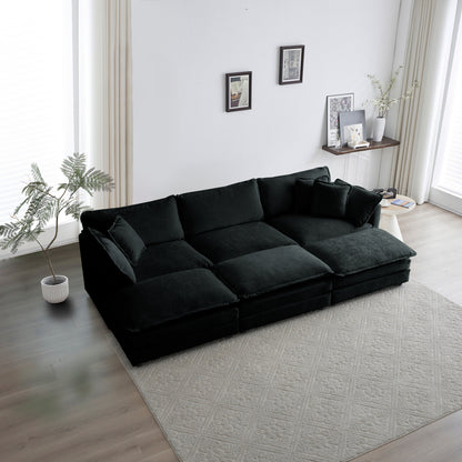 Oversized Cloud Modular Sectional Sofa 3 Seater