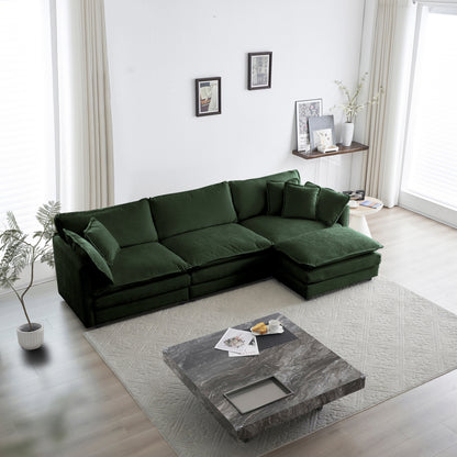 Oversized Cloud Modular Sectional Sofa 3 Seater