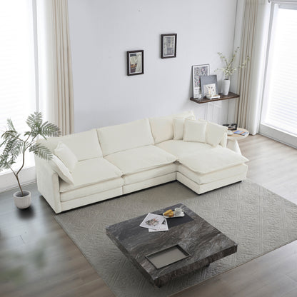 Oversized Cloud Modular Sectional Sofa 3 Seater