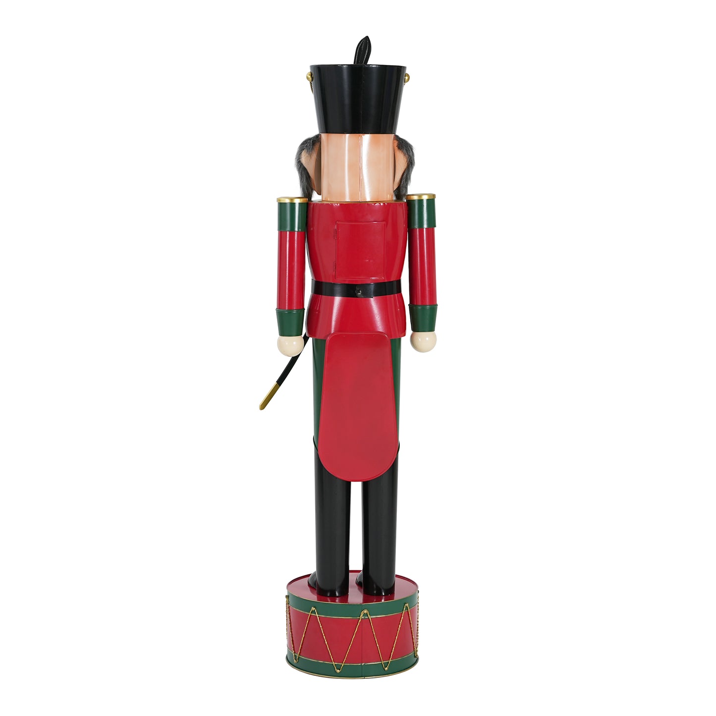 Giant Classic Iron Nutcracker Soldier (Green & Red)