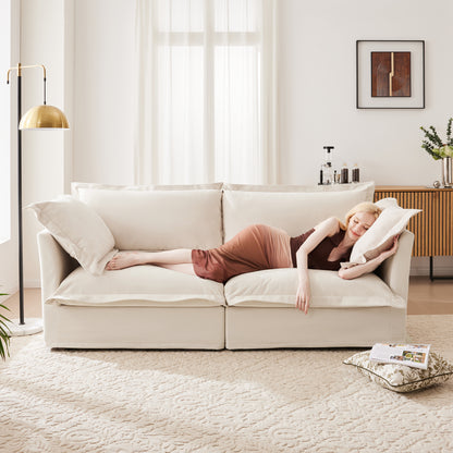 Modern Washable Cloud 2 Seater Loveseat